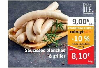 Saucisses Blanches à Griller