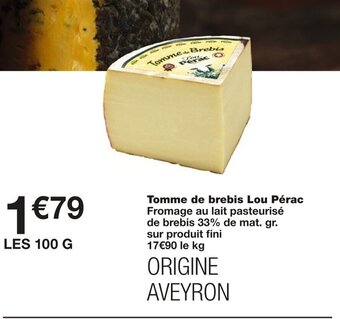 Tomme De Brebis Lou Pérac