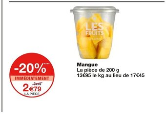 Monoprix Mangue offre
