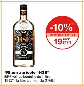+Rhum Agricole "HSE"