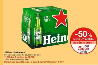 Monoprix Bière "Heineken" offre