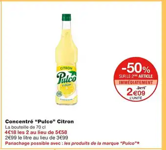 Concentré "Pulco" Citron