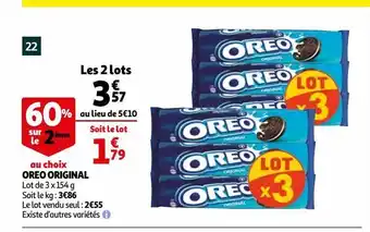 Auchan Oreo original offre