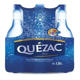 Auchan Eau minerale gazeuse quézac offre