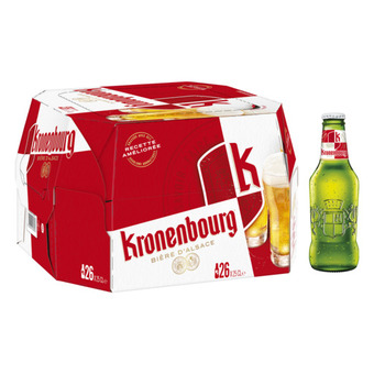 Auchan Bière blonde kronenbourg offre
