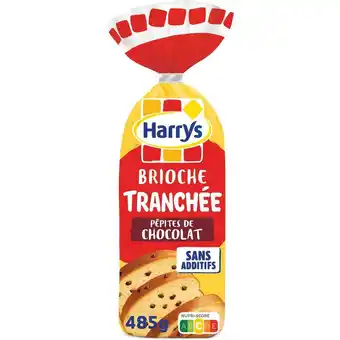 Brioche tranchée aux pépites de chocolat harrys