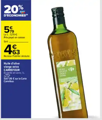 Carrefour Huile d'olive vierge extra Carrefour offre