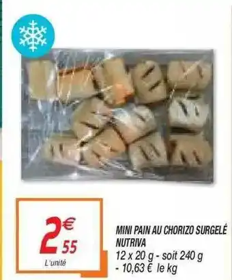 Netto Mini Pain Au Chorizo Surgelé Nutriva offre