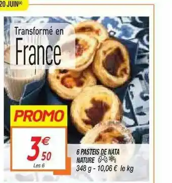 Netto 6 Pasteis De Nata Nature offre