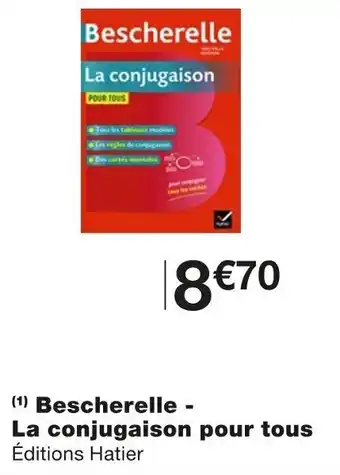 Monoprix Bescherelle - la conjugaison pour tous offre