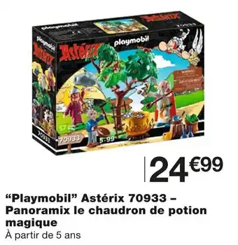 "PLAYMOBIL" astérix 70933 - panoramix le chaudron de potion magique