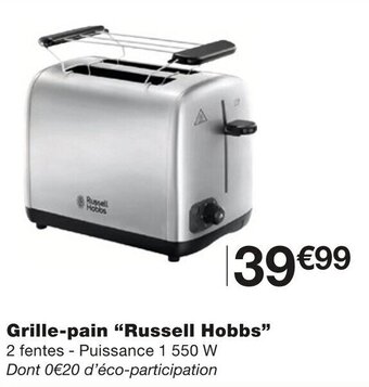Monoprix "RUSSELL HOBBS" grille-pain offre