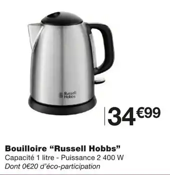 Monoprix "RUSSELL HOBBS" bouilloire offre