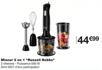 Monoprix "RUSSELL HOBBS" mixeur 3 en 1 offre