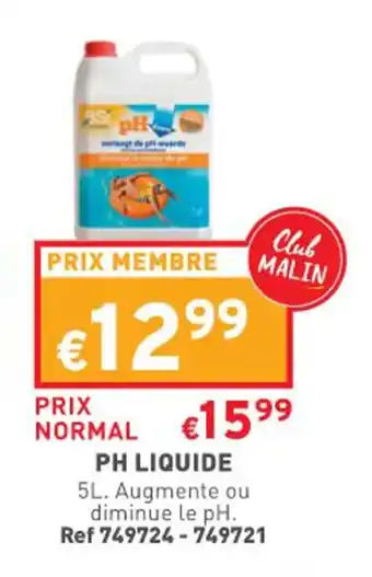 Trafic PH liquide offre