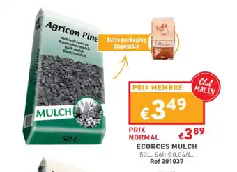 Trafic Ecorces mulch offre
