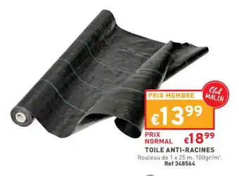 Trafic Toile anti-racines offre