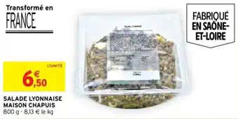 Intermarché Salade lyonnaise maison chapuis offre