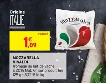Intermarché Mozzarella vivaldi offre
