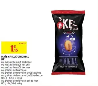Intermarché Maïs grillé original ké offre