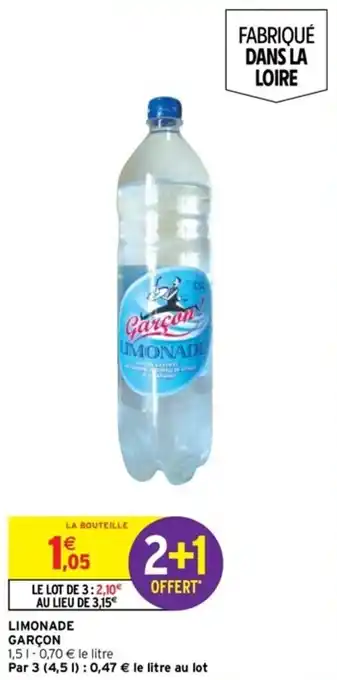 Intermarché Limonade garçon offre