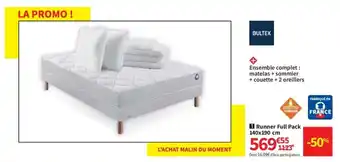 Conforama Runner full pack 140x190 cm offre