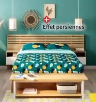 Conforama Lit amsterdam 140x190 cm offre