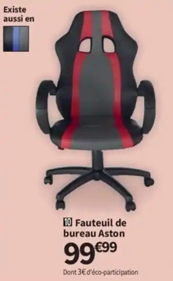 Conforama Fauteuil de bureau aston offre