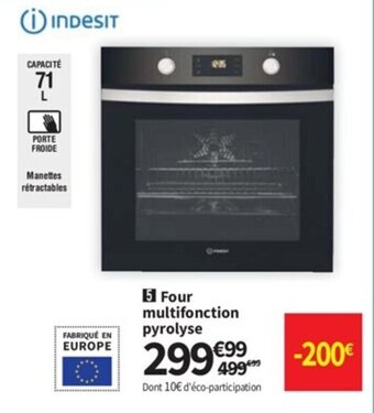 Conforama Four multifonction pyrolyse offre