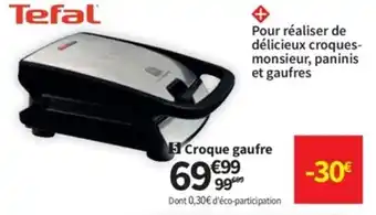 TEFAL croque gaufre