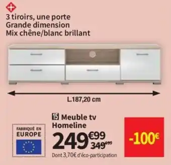 Conforama Meuble TV homeline offre