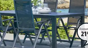 JUTLANDIA table de jardin maderup