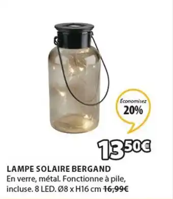 JYSK Lampe solaire bergand offre