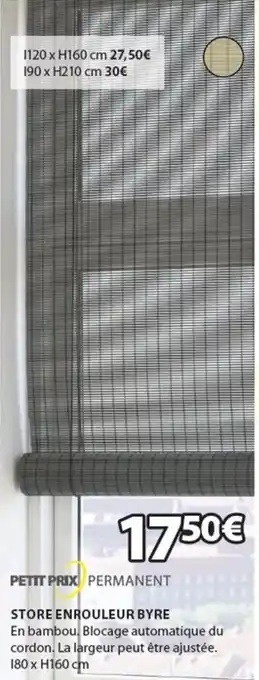 JYSK PETIT PRIX PERMANENT store enrouleur byre offre