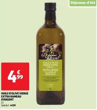 Auchan Supermarché Huile d'olive vierge extra rameau d'argent offre