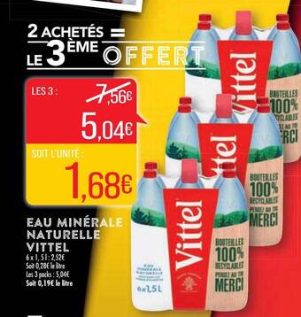 Match Eau Minérale Naturelle Vittel offre