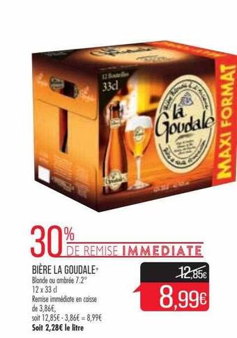 Match Bière La Goudale offre