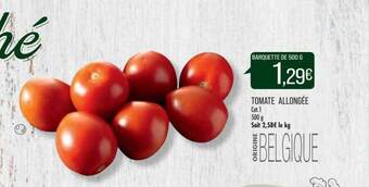Match Tomate Allongée offre