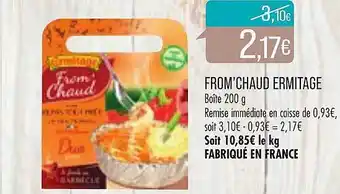 Match From'chaud Ermitage offre