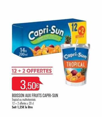 Match Boisson Aux Fruits Capri-sun offre