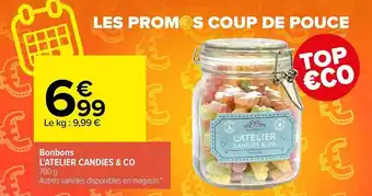 Carrefour Bonbons L'atelier Candies & Co offre
