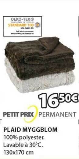 JYSK Plaid Myggblom offre