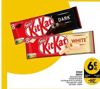 Supeco Kitkat Nestlé offre