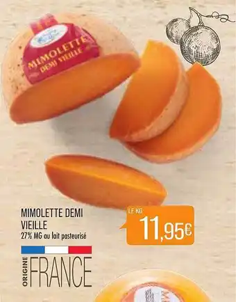 Match Mimolette Demi Vieille offre