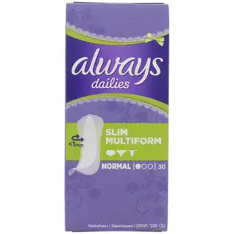 Action Protège-slip Always Multiform offre
