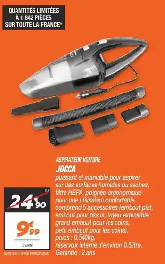 Netto Aspirateur Voiture Jocca offre