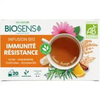 Léa Nature Biosens infusion immunité résistance offre