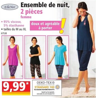 Norma Ensemble de nuit offre