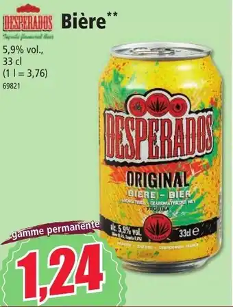 Norma DESPERADOS bière offre