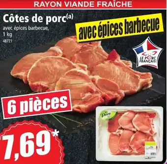 Norma Côtes de porc offre